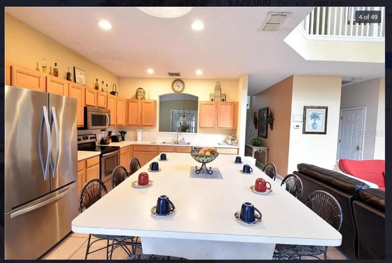 7 Bedroom, 6 Bath And Pool Near Disney In Emerald Island 4 King Master Suites キシミー エクステリア 写真