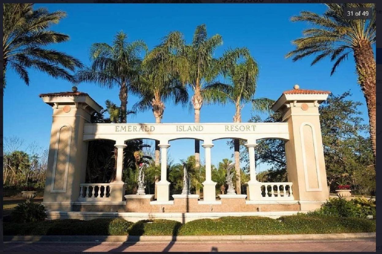 7 Bedroom, 6 Bath And Pool Near Disney In Emerald Island 4 King Master Suites キシミー エクステリア 写真
